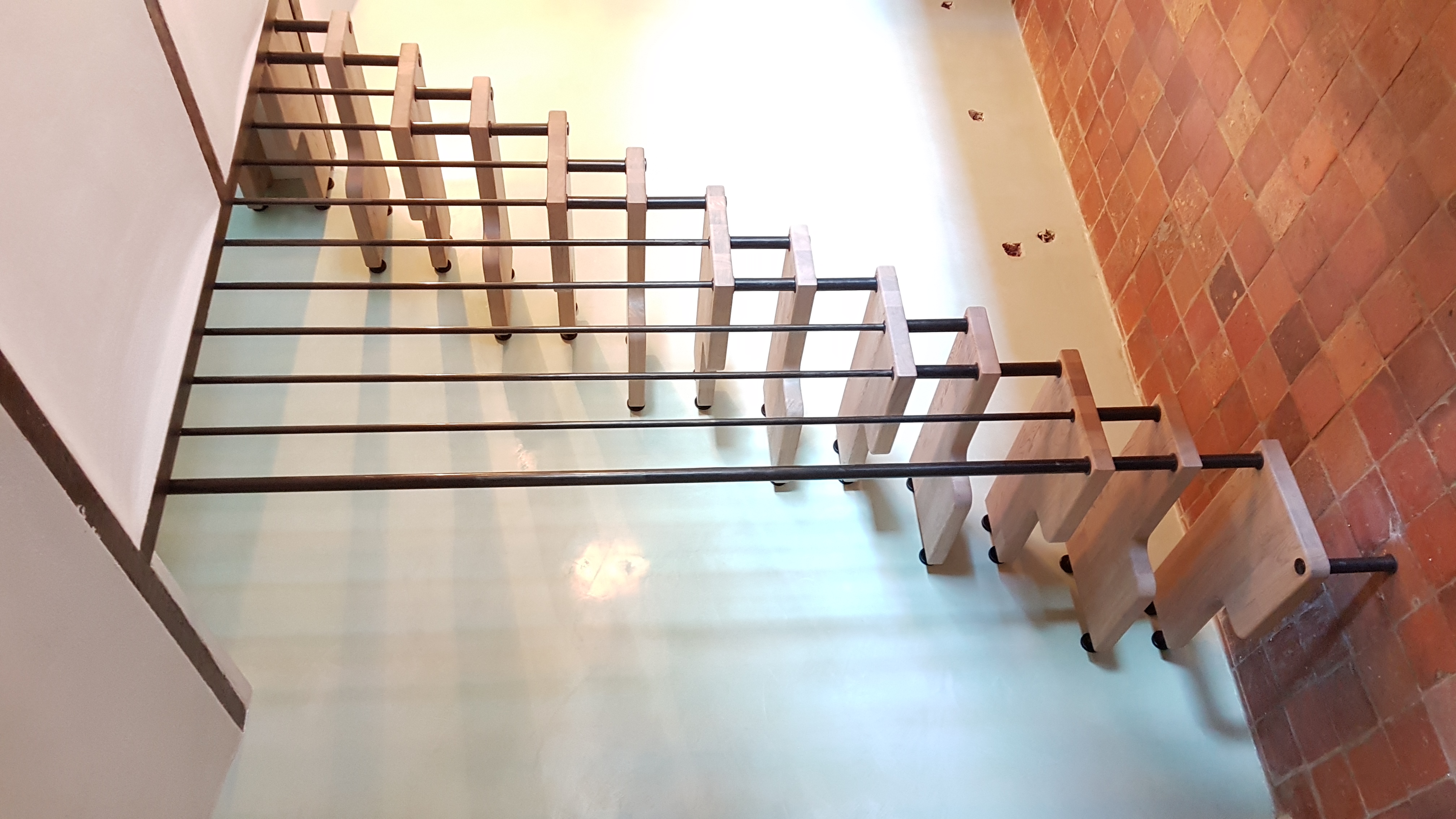 Escalier droit à pas japonais - Treppenmeister