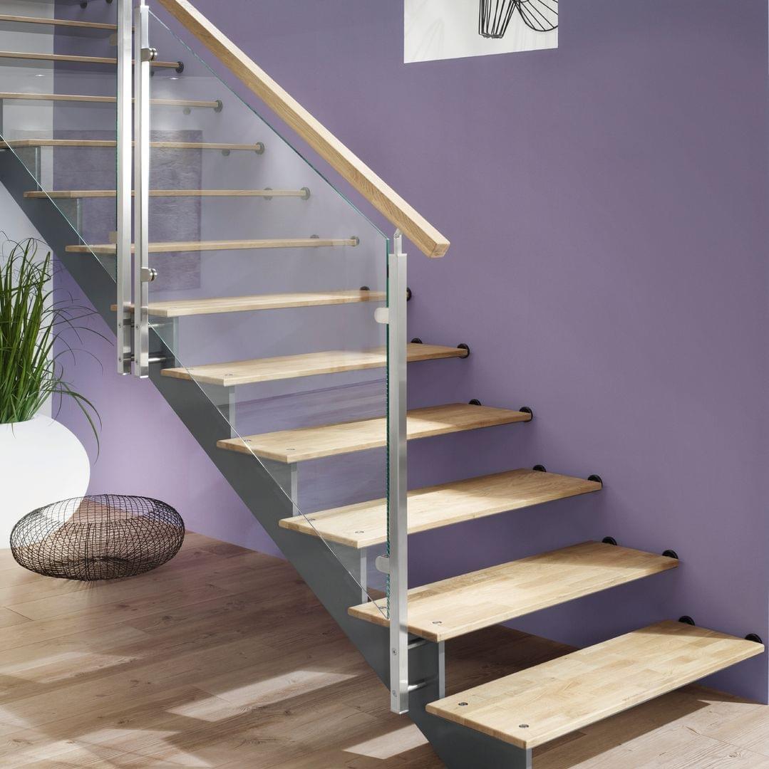 Escalier en bois et métal Air - Treppenmeister